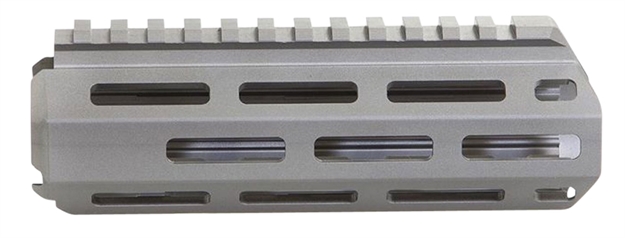 Picture of Q Llc 6Hbmlokhgkit Handguard  M-Lok Aluminum Gray Q Llc Honey Badger 6" 6HBMLOKARHG