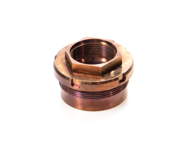 Picture of Q Llc  Plan-B Omega XL 1.375"X24 Tpi Hub, 17-4 Copper Stainless Steel, Fits Cherry Bomb XL Brake PLANBOMEGAXL 850035705834