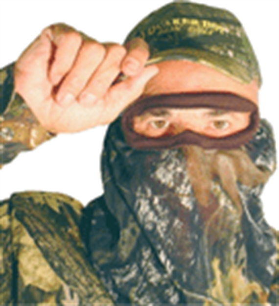 Picture of Quaker Boy Boy Face Mask Bandito Elite 3/4 Mossy Oak Break-Up