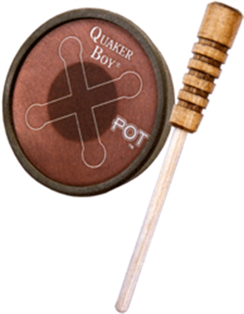 Picture of Quaker Boy Boy Turkey Call Pot Style X-Pot Aluminum/Diamond