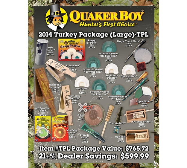 Picture of Quaker Boy Turkey Package Large