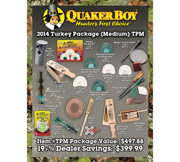 Picture of Quaker Boy Turkey Package Medium