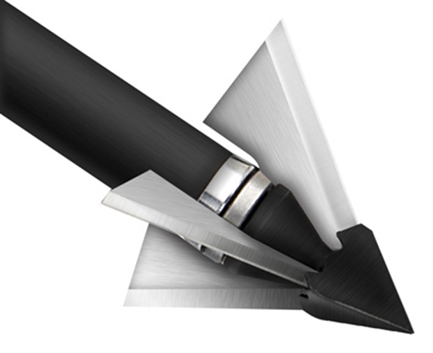 Picture of Quality Archery Designs Exodus Broadhead 100Gr 1.25" Cut Full Blade 3/Pk BX100-F 710504037104