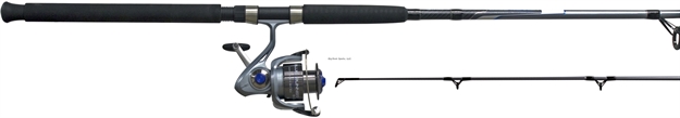 Picture of Quantum Blue Runner Spinning Combo Size 50 ON 7' 2 PC Med Hvy