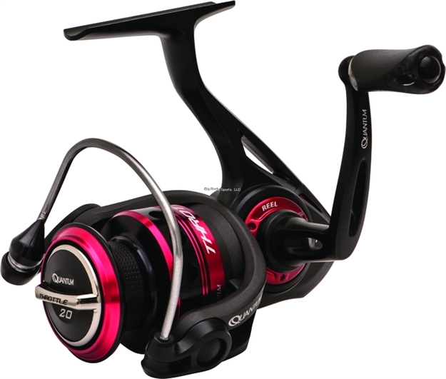 Picture of Quantum Bx3 Throttle Spin Reel, Rh, 10Bb + Clutch, 5.2:1 Ratio, Dbl-Anod. Maxcastii Spool, Mono 20/220