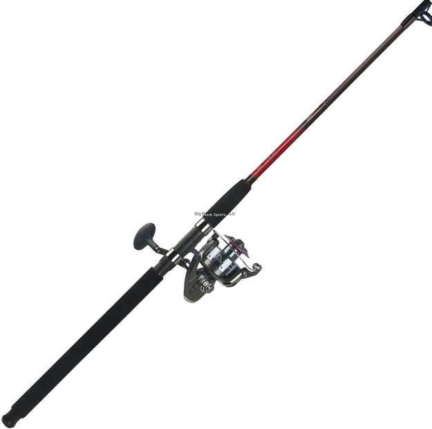 Picture of Quantum Optix Spin Combo, 80-Sz Reel, NO Line, 4Bb, 4.9:1, Alum Spool, 245/25, 8', M