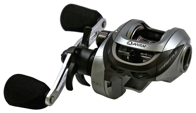 Picture of Quantum Throttle Baitcast Reel Rh, 7+1 Bearings, 7.3:1 Ratio, 170/30 Braid, 135/12 Mono