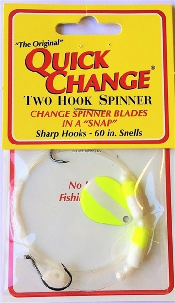 Picture of Quick Change Floating Harness, 2 Hooks, #2 Colorado Chartreuse/White