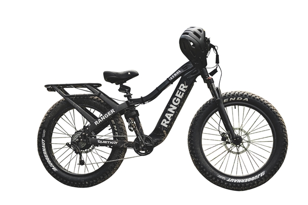 Picture of  Quietkat Inc Pat-10-Blk-17 Patrol  Black Medium Frame 1000W (Vp0) Motor