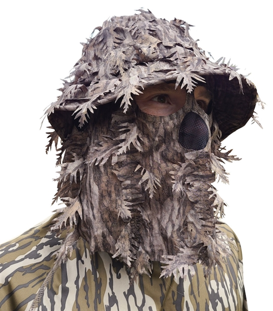 Picture of Quikcamo 3D Leafy Bkt Hat/Face Mask Monbl