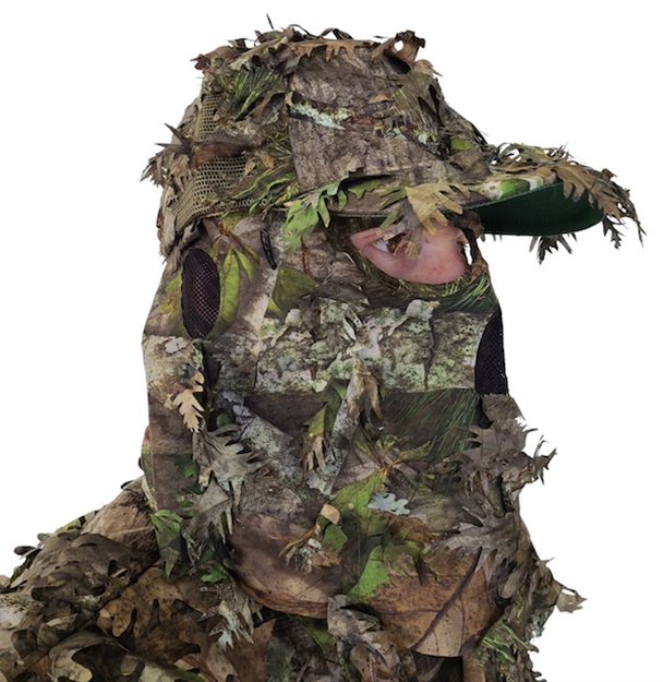 Picture of Quikcamo Nwtf 3D Leafy Cap W/Mask Moob