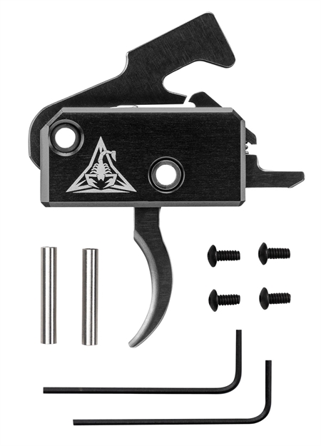 Picture of Rise Armament Ra140awp Super Sporting Trigger With Pins Steel/Aluminum Black Hardcoat Anodized 3.5 Lbs