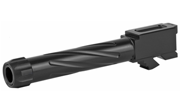 Picture of  Rival Arms Ra20g202a Precision Drop-In Barrel 9Mm Luger 4.02" Black Pvd Finish 416R Stainless Steel Material With Fluting & Threading For Glock 19 Gen3-4 788130026588