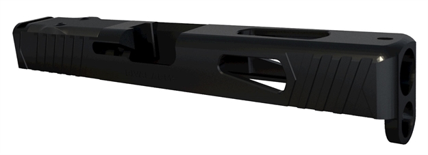 Picture of  Rival Arms Ra10g106a Precision Slide A1 With Docter Cut Black Qpq Case Hardened 17-4 Stainless Steel For Glock 17 Gen4 788130027332