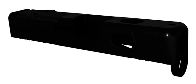 Picture of  Rival Arms Ra10g604a Precision Slide A1 Fits Glock 26 Gen3-4 Docter Cut Black Qpq Case Hardened 17-4 Stainless Steel 788130027547