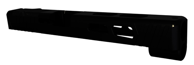 Picture of  Rival Arms Ra10g704a Precision Slide A1 Fits Glock 34 Gen4 Rmr Cut Black Qpq Case Hardened 17-4 Stainless Steel 788130027585