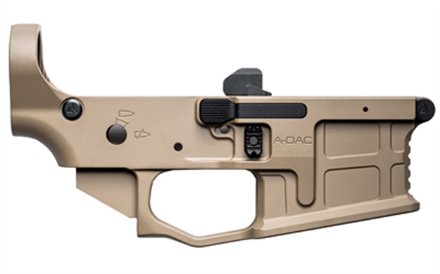 Picture of  Radian Weapons R0390 A-Dac 15 Lower Receiver Fde, Fully Ambi Controls, Talon 45/90 Safety, Ext. Bolt Catch, Left-Side Mag Release, Right-Side Bolt Release, Enhanced Takedown Pins