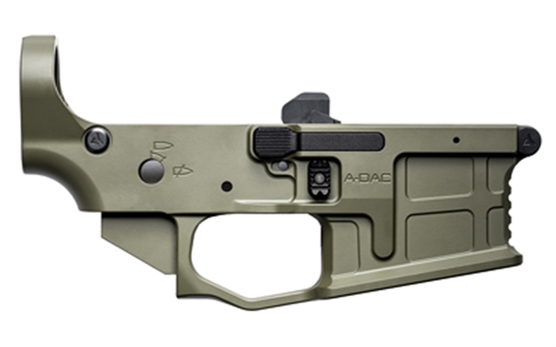 Picture of  Radian Weapons R0391 A-Dac 15 Lower Receiver OD Green, Fully Ambi Controls, Talon 45/90 Safety, Ext. Bolt Catch, Left-Side Mag Release, Right-Side Bolt Release, Enhanced Takedown Pins 817093023744