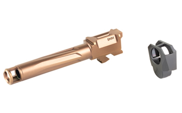 Picture of  Radian Weapons R0835 Ramjet & Afterburner Combo 9Mm Luger Compatible W/Glock 19 Gen3, Bronze Stainless Steel