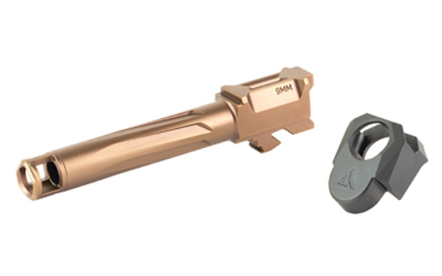 Picture of  Radian Weapons R0832 Ramjet & Afterburner Combo 9Mm Luger Compatible W/Glock 19 Gen5, Bronze Stainless Steel 810098420587
