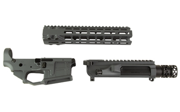 Picture of  Radian Weapons R0428 Builder Kit  Radian Gray, Ax556 Ambi Lower, 10" Handgaurd, Includes Most Lower Parts 817093026868