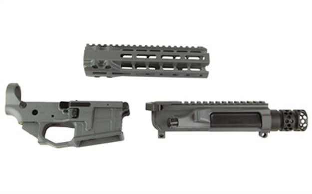Picture of  Radian Weapons R0436 Builder Kit  Radian Gray, Ax556 Ambi Lower, 8.50" Handgaurd, Includes Most Lower Parts 817093025663