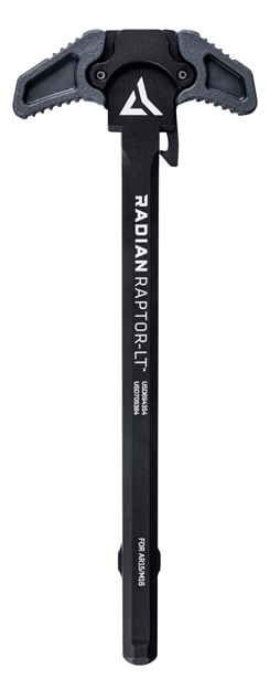 Picture of  Radian Weapons R0150 Raptor LT Lightweight Ambi Charging Handle, Stealth Gray, Fits Mil-Spec Ar-15/M16 Platform