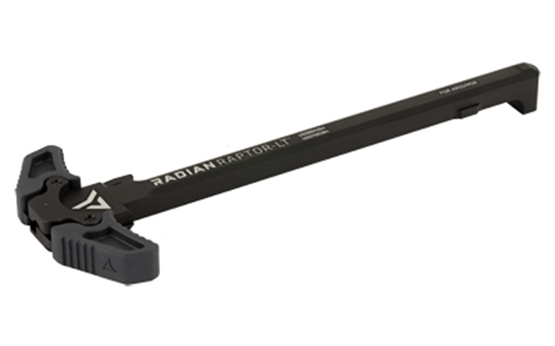 Picture of  Radian Weapons R0150 Raptor LT Lightweight Ambi Charging Handle, Stealth Gray, Fits Mil-Spec Ar-15/M16 Platform