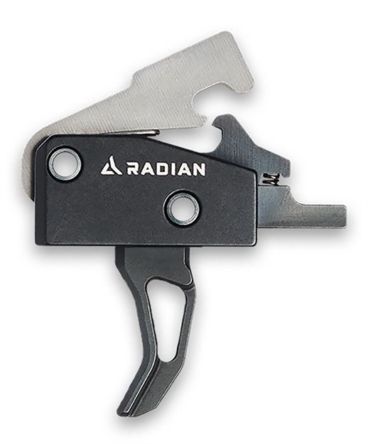 Picture of Radian Weapons Acc001 Vertex  Single-Stage, Curved Face, 3.50-4 Lbs, Black, Fits Ar-Platform ACC-0016 817093027407