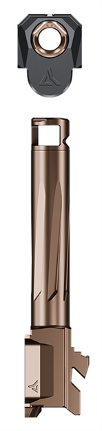 Picture of  Radian Weapons R0834 Ramjet & Afterburner Combo 9Mm Luger Compatible W/Glock 19 Gen4, Bronze Stainless Steel