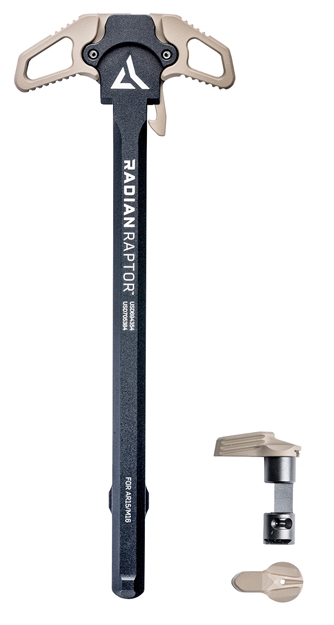 Picture of Radian Weapons R0299 Raptor  Charging Handle & 45/90 Talon Safety, Fde, Ambi Controls, Fits Mil-Spec Ar-15/M16 Platform R0300