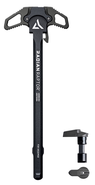 Picture of  Radian Weapons R0664 Raptor  Charging Handle & 45/90 Talon Safety, Radian Gray, Ambi Controls, Fits Mil-Spec Ar-15/M16 Platform 817093027520