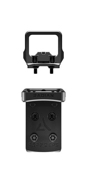 Picture of  Radian Weapons H0013 Guardian Optic Guard  Black Walther Pdp 2.0