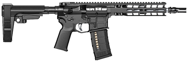 Picture of  Radian Weapons R0052 Model 1 Pistol 300 Blackout 30+1 9", Black, Billet Rec, M-Lok Handguard, Smooth Buffer Tube (No Brace), Magpul Grip, Ambi Controls, Dead Air QD Flash Hider, Adj. Trigger 817093027742