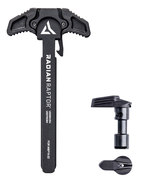 Picture of Radian Weapons R0191 Raptor-Lt  With Talon Safety Selector  S&W M&P 15-22 Black Aluminum