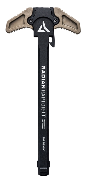 Picture of Radian Weapons R0368 Raptor-Lt  Charging Handle Sig Mpx Flat Dark Earth Aluminum/Polymer