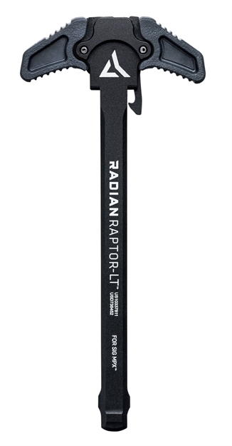 Picture of Radian Weapons R0369 Raptor-Lt  Charging Handle Sig Mpx Stealth Gray Aluminum/Polymer
