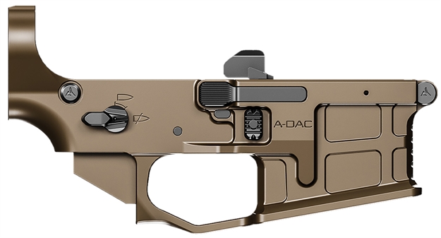 Picture of  Radian Weapons R0389 A-Dac 15 Lower Receiver Aluminum Radian Brown Cerakote AR Platform 817093023737
