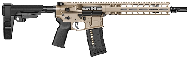 Picture of  Radian Weapons R0514 Model 1 Pistol 223 Wylde 30+1 10.50", Fde Billet Rec/M-Lok Handguard, Smooth Buffer Tube (No Brace), Magpul Grip, Ambi Controls, Dead Air QD Flash Hider, Adj. Trigger 817093027933