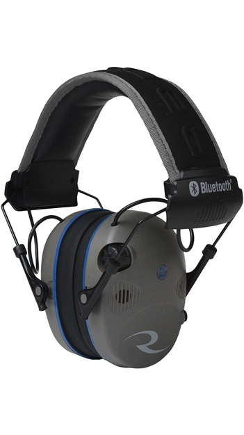 Picture of Radians R3700 R-3700 Quad Mic Electronic Muff Polymer 24 DB Over The Head Pewter/Black Adult 1 Pair R3700EBBX 674326294223