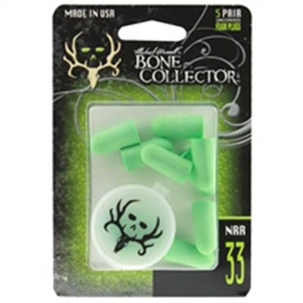 Picture of Radians Bone Col. Foam Plugs Grn