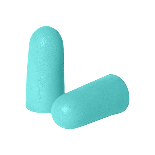 Picture of  Radians Fp70abg/50 Resistor Earplugs Foam 32 DB IN The Ear Aqua Blue Adult 50 Pair 674326357447