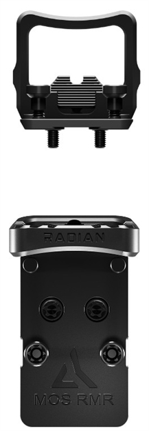 Picture of  Radian Weapons H0001 Guardian+Six  Black Compatible W/Glock Mos, Holosun 407C/507C Footprint