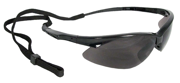 Picture of Radians Ob120cs Outback Shooting Glasses Adult Smoke Gray Lens Anti-Fog Black Frame OB0120CS 674326224800
