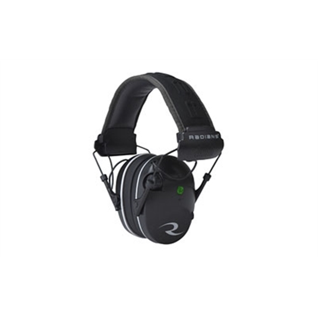 Picture of Radians R3200ecs R-3200 Dual Mic Electronic Muff 23 DB Over The Head Black/Gray Adult 1 Pair R3200EBX 674326294230