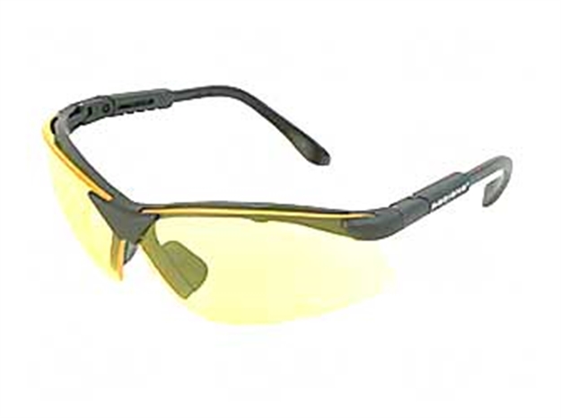 Picture of  Radians Rv0140cs Revelation Glasses Adult Yellow Lens Anti-Fog Black Frame 674326212432