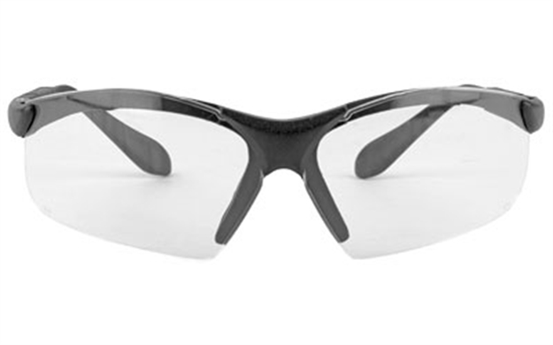 Picture of  Radians Rv0110cs Revelation Shooting Glasses Adult Clear Lens Anti-Fog Black Frame 674326212395