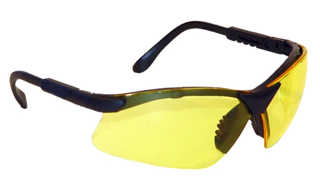 Picture of  Radians Rv0140cs Revelation Glasses Adult Yellow Lens Anti-Fog Black Frame