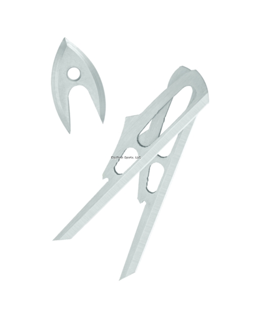 Picture of Rage Outdoors Rage 44005 SS Replacement Blades 2-Blade 10Gr 1.5"