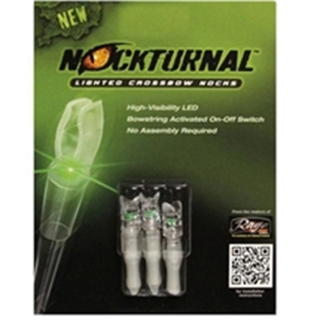 Picture of Rage Outdoors X-Bow Nock 1/2 Moon 3Pk Grn